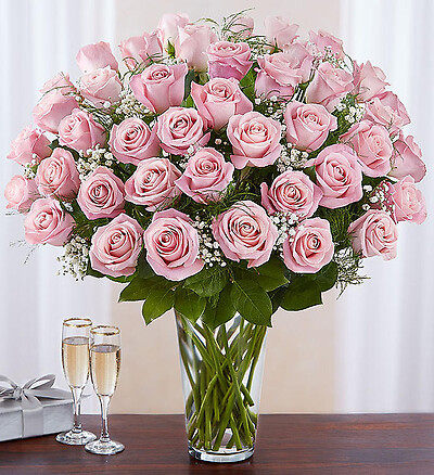 Ultimate Elegance&amp;trade; Long Stem Pink Roses