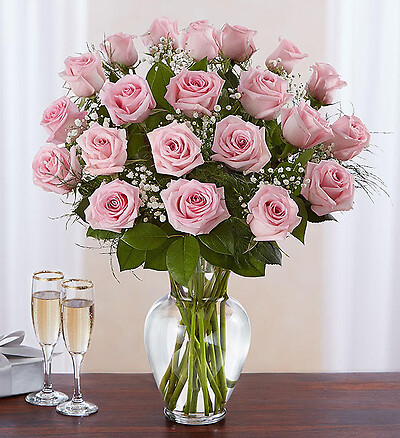 Ultimate Elegance&amp;trade; Long Stem Pink Roses